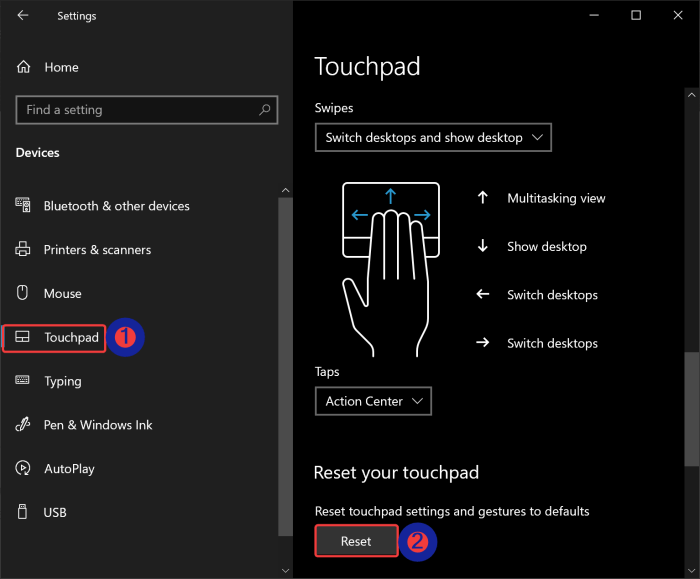 How to Change Your Touchpad Settings to Customize Gestures