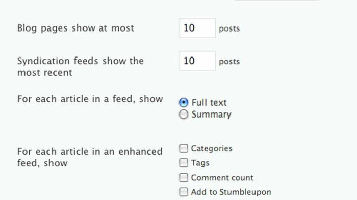 Settings reading wordpress features exeideas explained newbies Settings reading wordpress features exeideas explained newbies